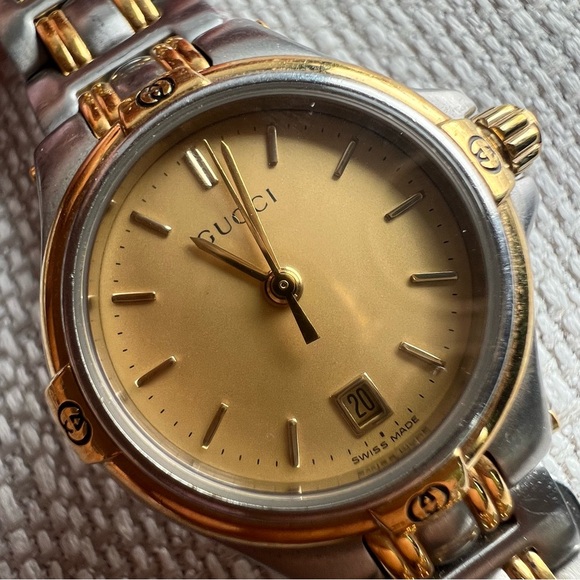 Gucci 9040L Gold and Stainless Steel - Picture 3 of 8